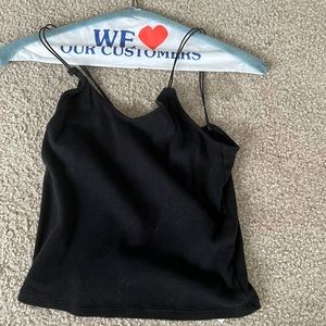 Black tank top